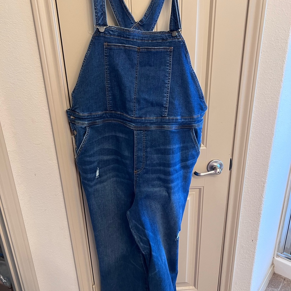 NWT Universal Standard Blue Denim Overalls